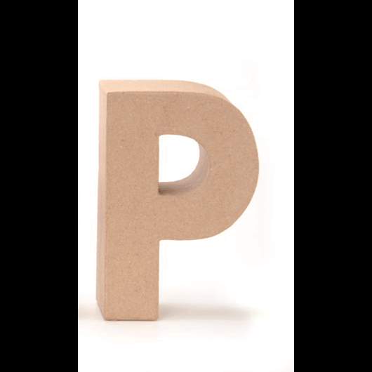 Lettres en carton P 17,5x5,5cm